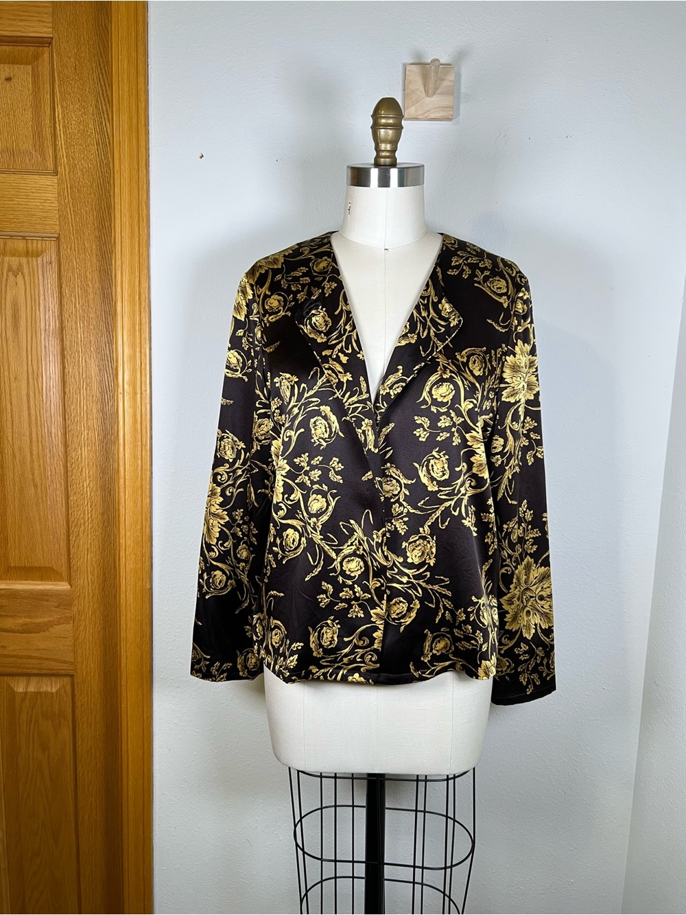 VIA Seta Studio Silk Jacket Size 10/40